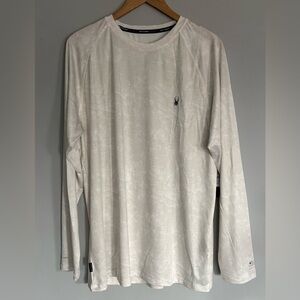 Spyder Men's Cream Long Sleeve Shirt